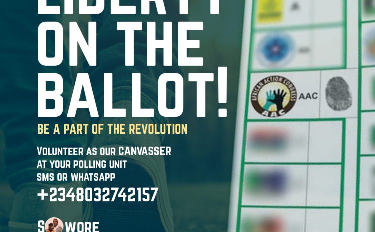  SOLIDARITY CALL FOR POLLING UNIT CANVASSERS.